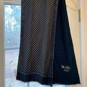 Vintage Paulo Gucci silk and wool men’s scarf